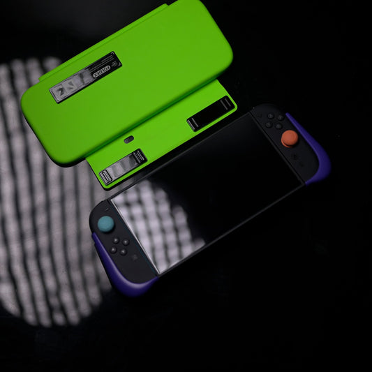 FoldeX Switch 2 Dockable Grip Case with Flip Cover | Anti-Cramp - RawByte