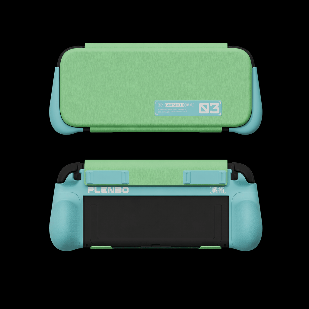 FoldeX Switch 2 Dockable Grip Case with Flip Cover | Anti-Cramp - RawByte